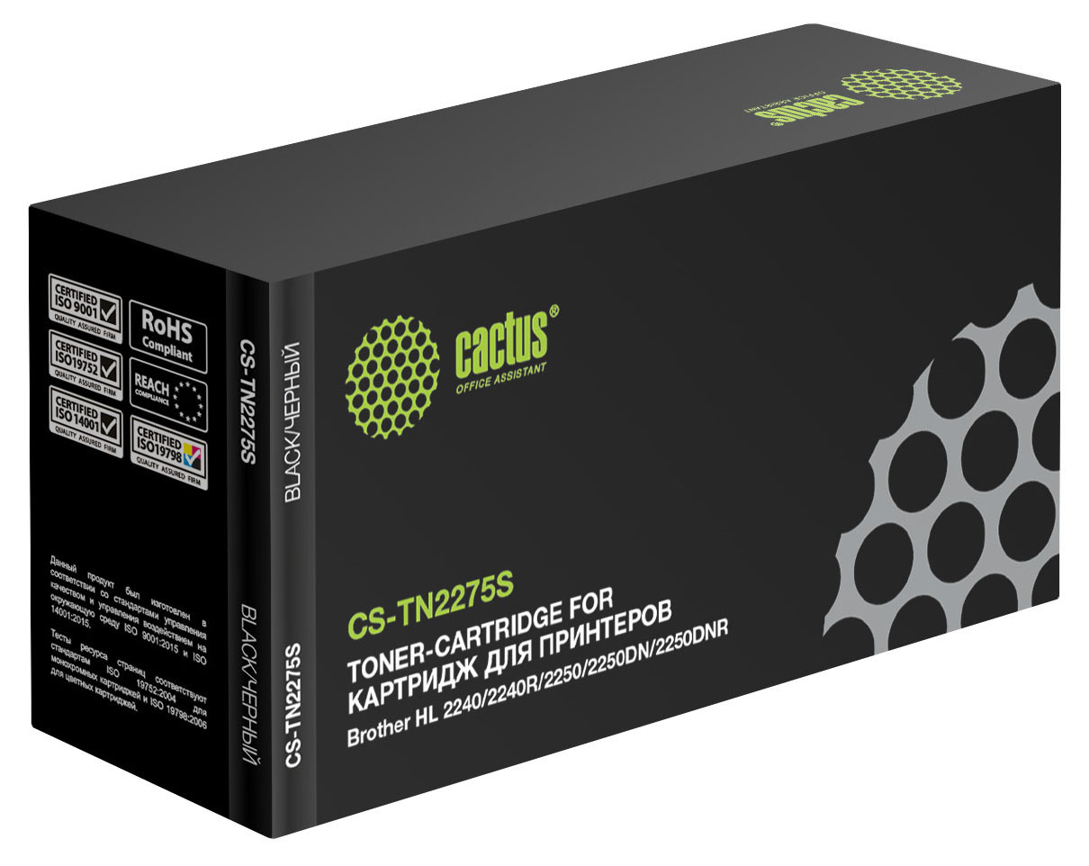 Картридж черный Cactus CS-TN2275S