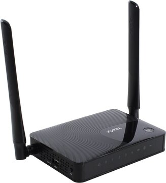 Wi-Fi роутер Интернет центр Zyxel Keenetic Omni II Интернет-центр для выделенной линии Ethernet, с точкой доступа Wi-Fi 802.11n 300 Мбит/с, коммутатором Ethernet и