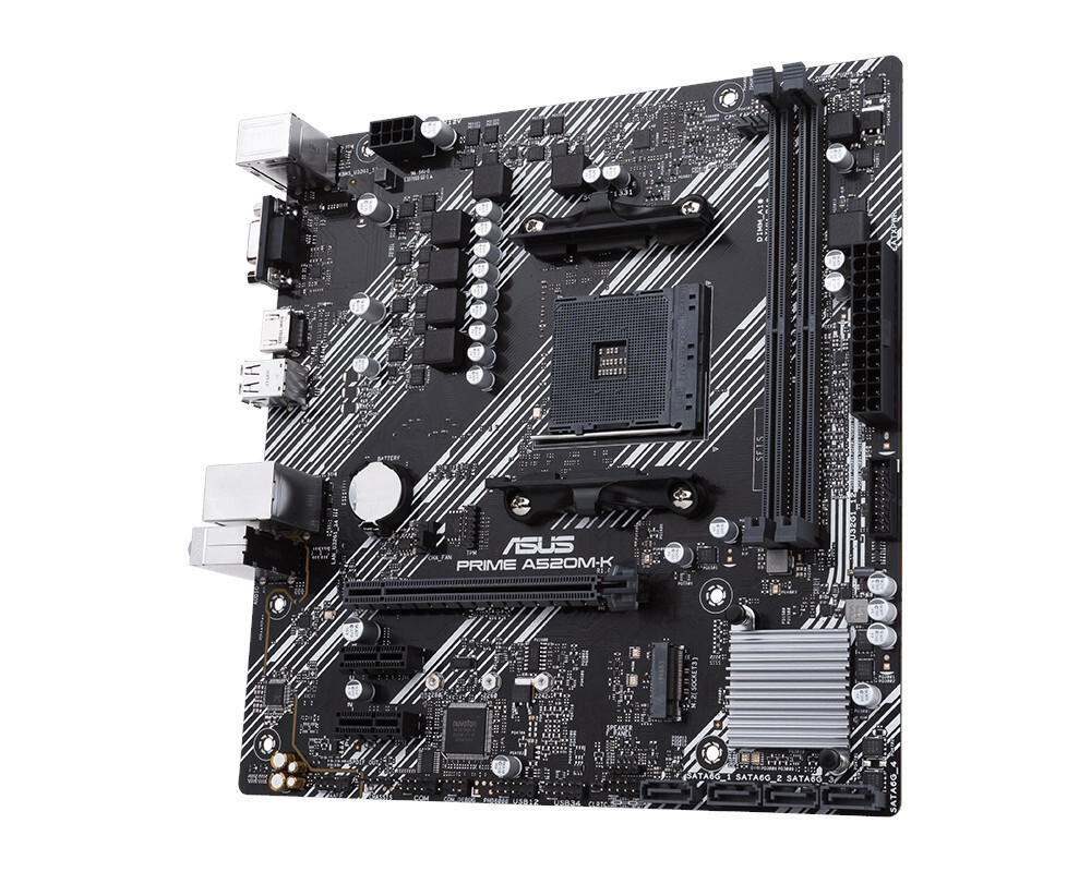 Материнская плата ASUS AMD A520 PRIME A520M-K