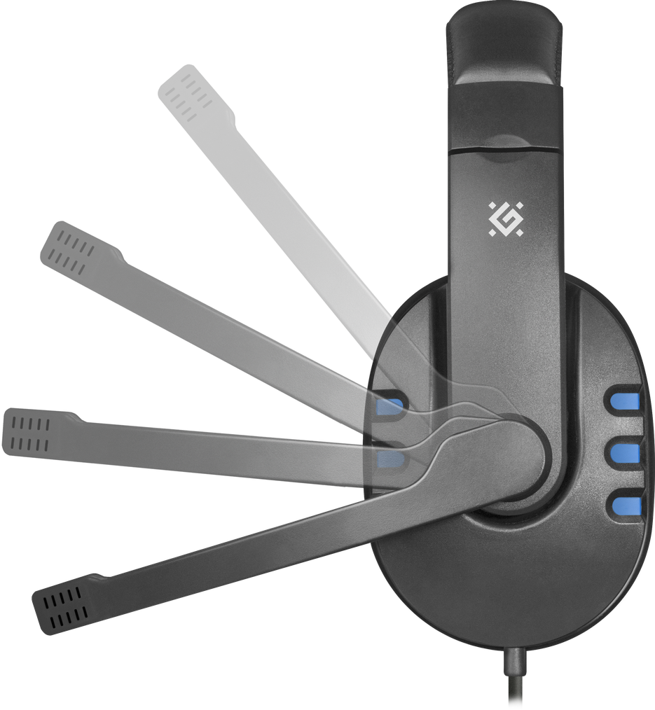 Гарнитура Defender Warhead G-160, цвет синий/черный