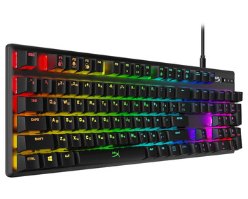 Клавиатура HyperX Keyboard Alloy Origins 4P4F6AX#ACB, цвет черный