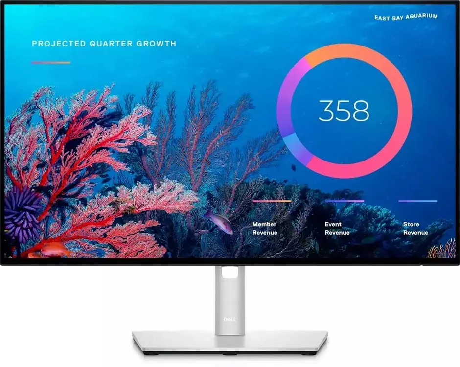 Монитор Dell Technologies U2422HE 23.8-inch серебристый