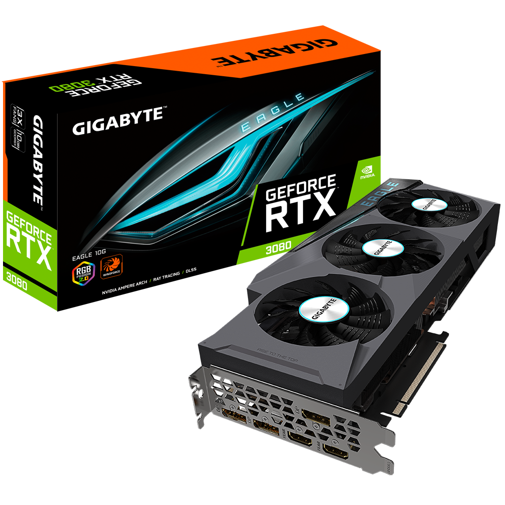 Видеокарта Gigabyte GeForce RTX 3080 10 ΓБ Retail