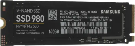 Внутренний твердотельный накопитель Samsung 980 500GB
