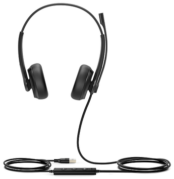 Гарнитура Yealink UH34 Dual UC, цвет черный