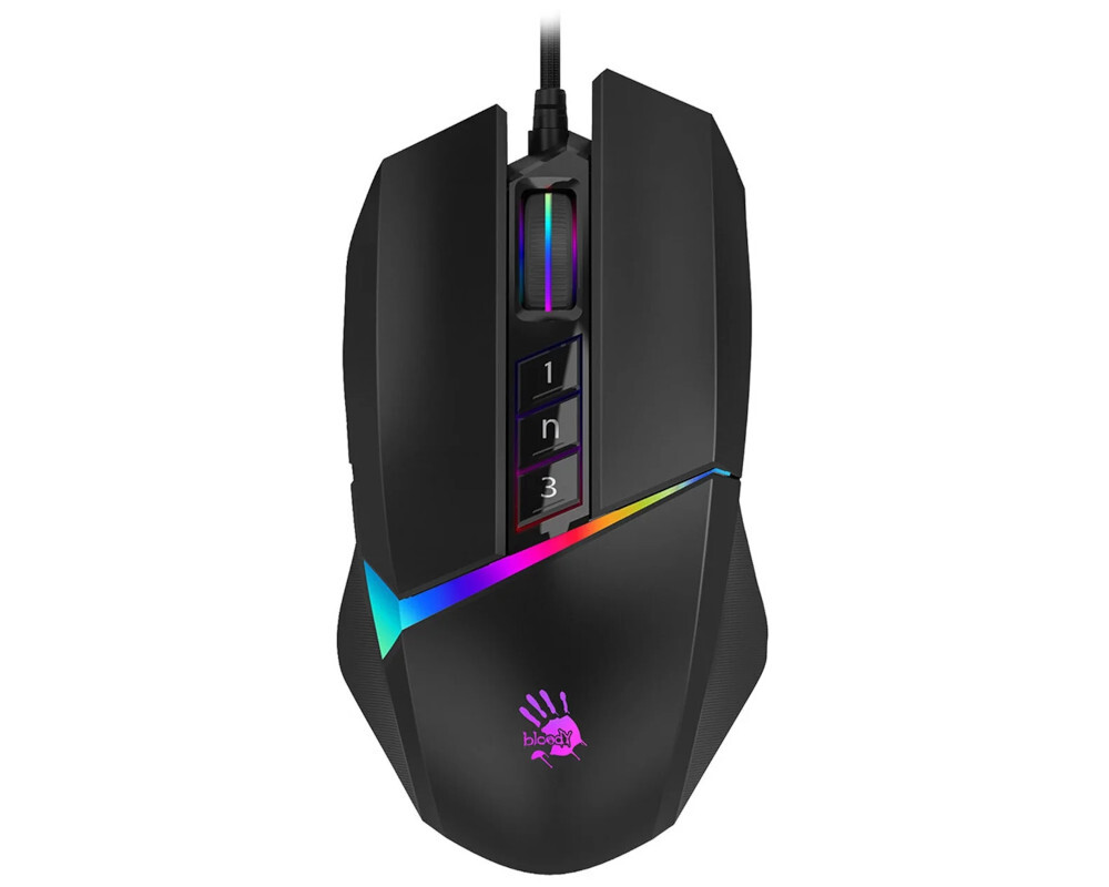 Мышь A4tech Bloody W60 MAX, цвет черный