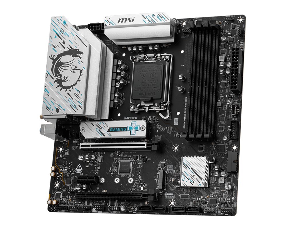 Материнская плата MSI Intel B760 B760M GAMING PLUS WIFI DDR4
