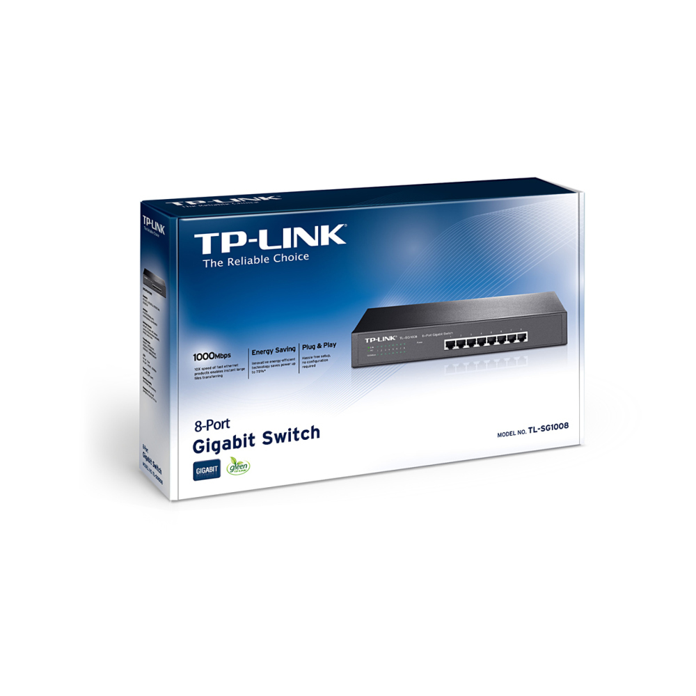 Коммутатор TP-LINK TL-SG1008