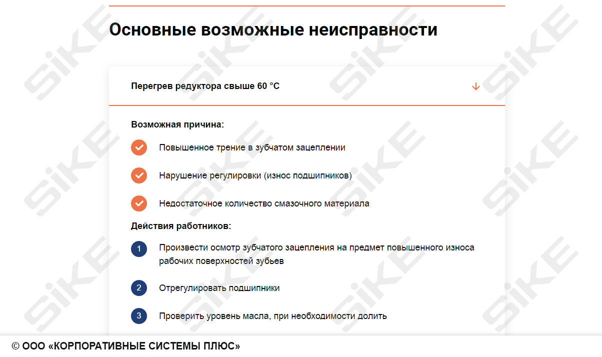 Sike. Электронный курс «Передаточные тележки»