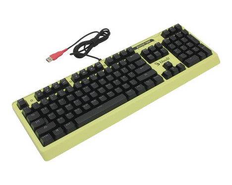 Клавиатура A4tech Bloody B810RC ( PUNK YELLOW ), цвет желтый