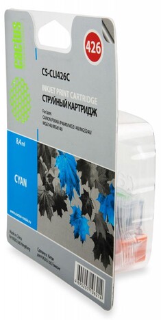 Картридж голубой Cactus CS-CLI426C