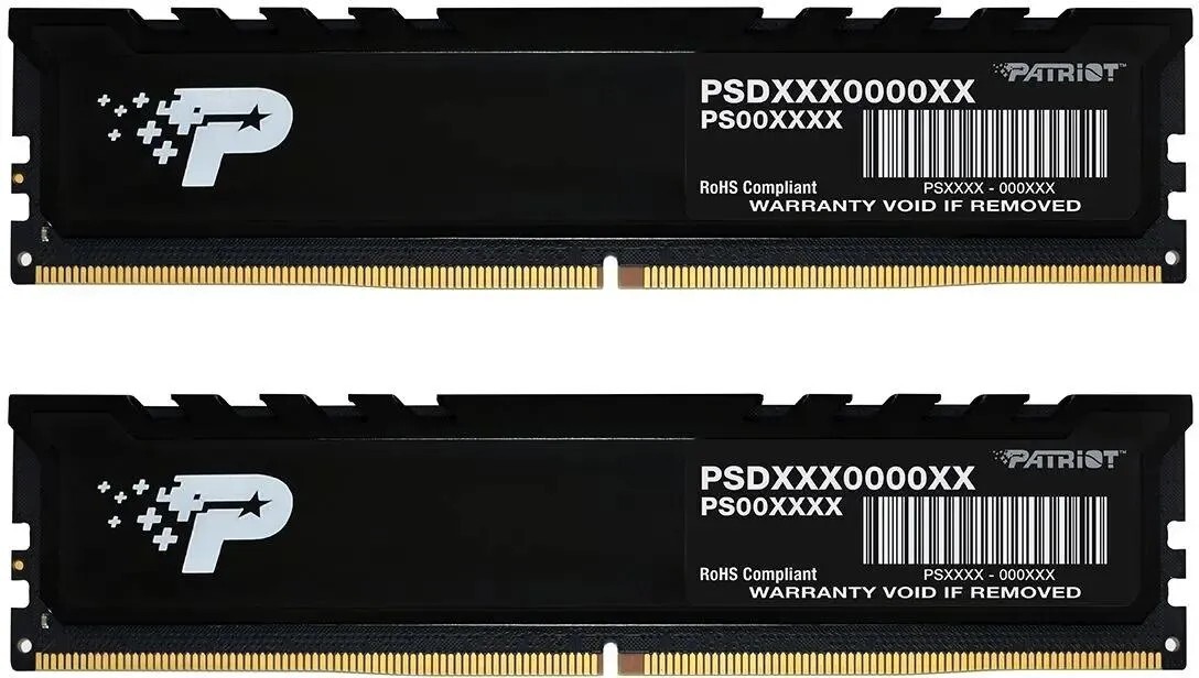 Оперативная память Patriot Signature Premium DDR5 5600МГц 2x16GB, PSP532G5600KH1