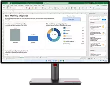 Монитор LENOVO P27q-30 27.0-inch черный