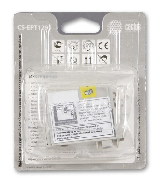 Картридж черный Cactus CS-EPT1291