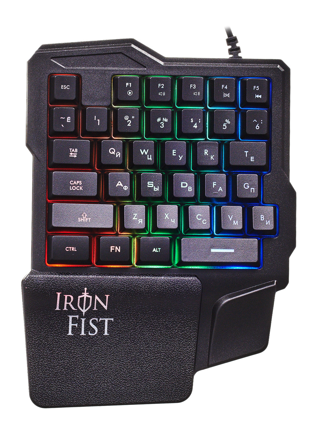 Клавиатура Oklick KeyBoard 701G IRON FIST 1196590, цвет черный
