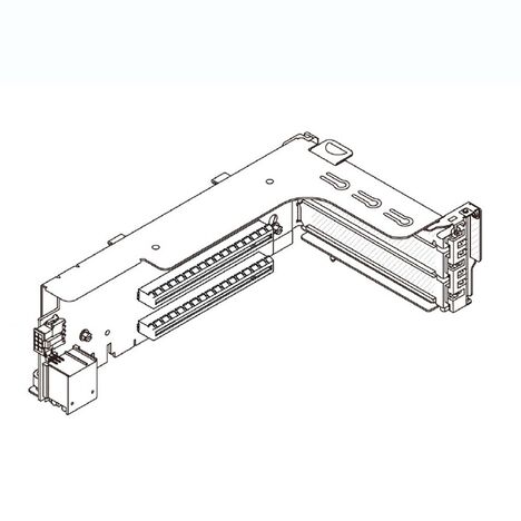 LENOVO Riser card bracket V3 2U E/x16/x16 PCIe Gen4 Riser 1/2