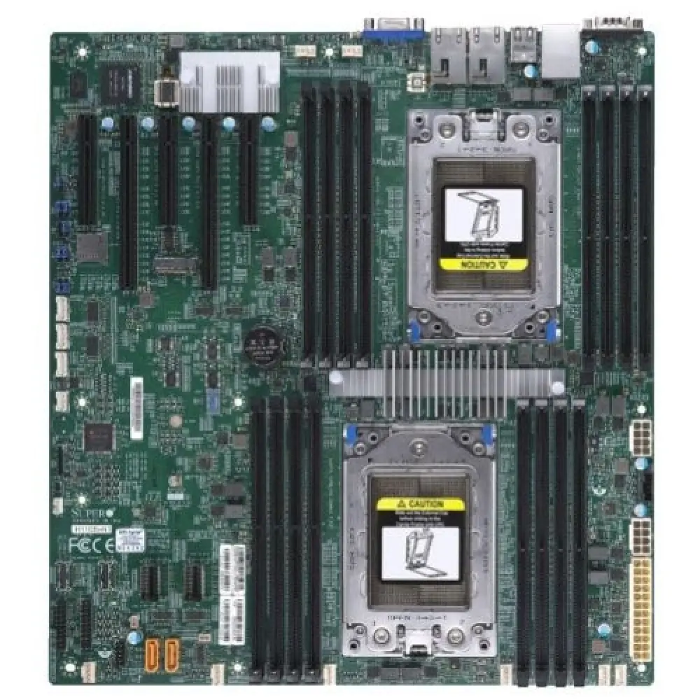 Материнская плата SuperMicro MBD-H11DSI-NT-O E-ATX 16xDDR4 2xM.2 NVMe (PCI-E3.0x4) 10xSATA3 2xUSB3.0 4xUSB2.0 VGA 3xPCI-E3.0x8 2xPCI-E3.0x16