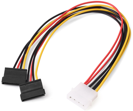 GoPower MOLEX (f) - 2SATA (m) 0.2м
