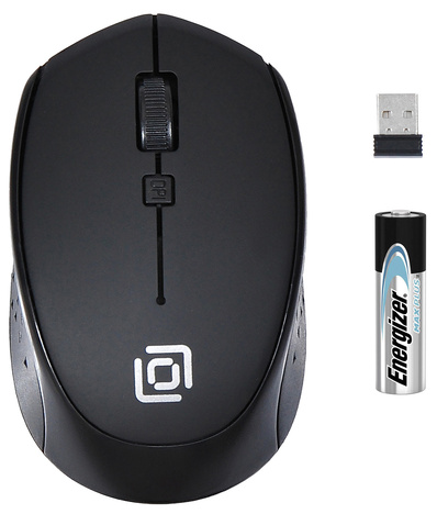 Мышь Oklick Мышь 488MW 1196560, цвет черный