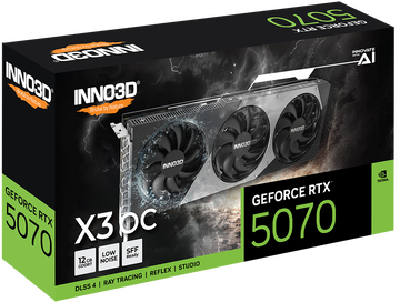 Видеокарта Inno3D GeForce RTX 5070 12 ΓБ Retail