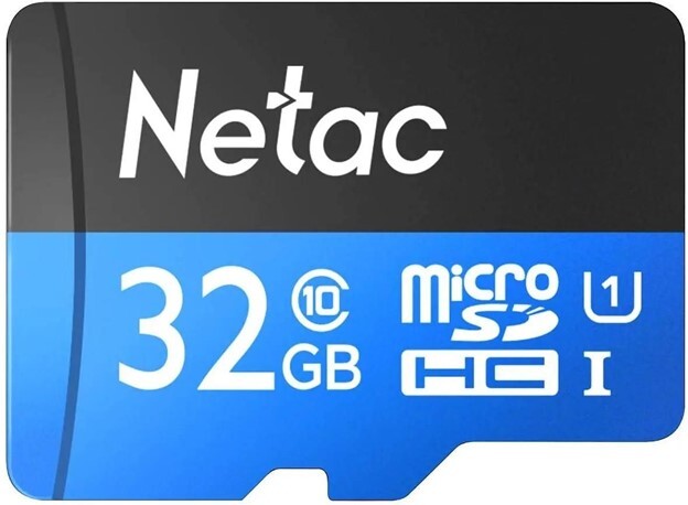 Карта памяти Netac MicroSDHC P500 Standard 32GB