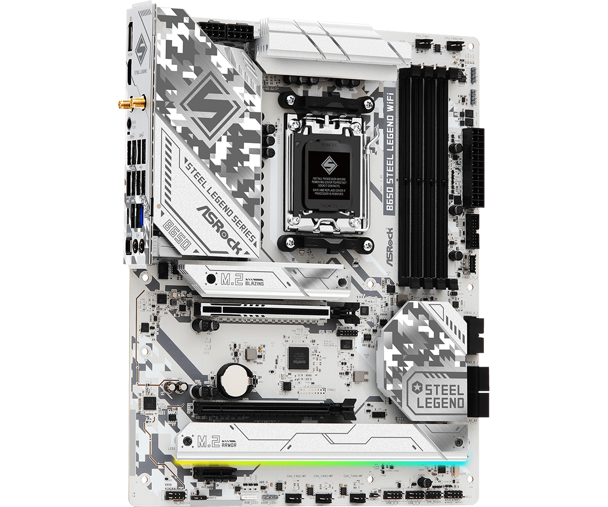 Материнская плата ASRock AM5 AMD B650 B650 STEEL LEGEND WIFI