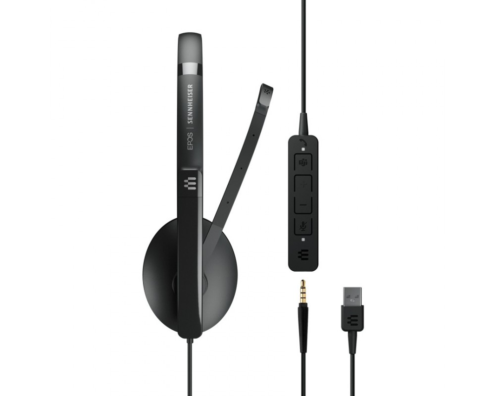 Гарнитура ePOS ADAPT 165T USB II, цвет черный