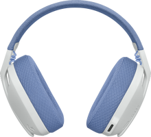 Bluetooth-гарнитура Logitech G435, цвет белый/сиреневый