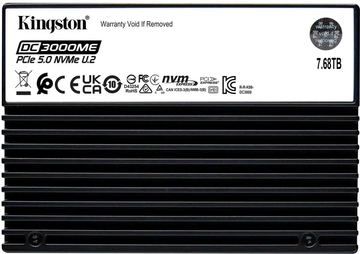 Внутренний твердотельный накопитель Kingston DC3000ME 7680GB