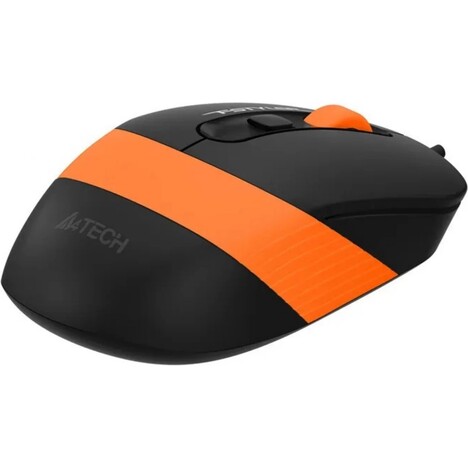 Мышь A4tech Fstyler FM10S USB ORANGE, цвет черный