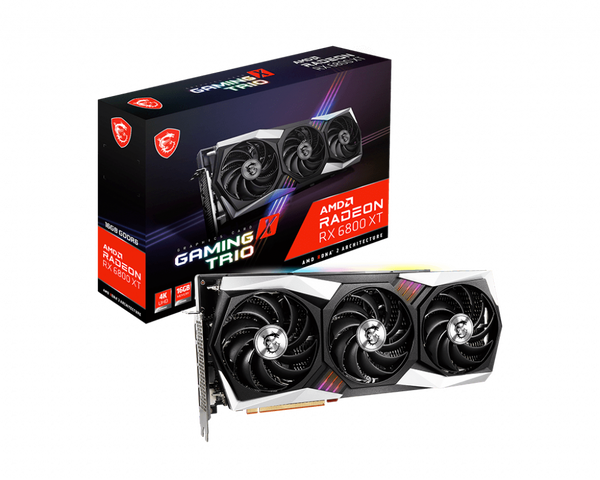 

Видеокарта MSI Radeon RX 6800 XT 16 ΓБ Retail