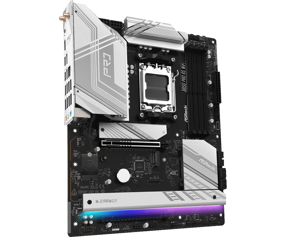 Материнская плата ASRock AM5 AMD B850 B850 Pro RS WiFi