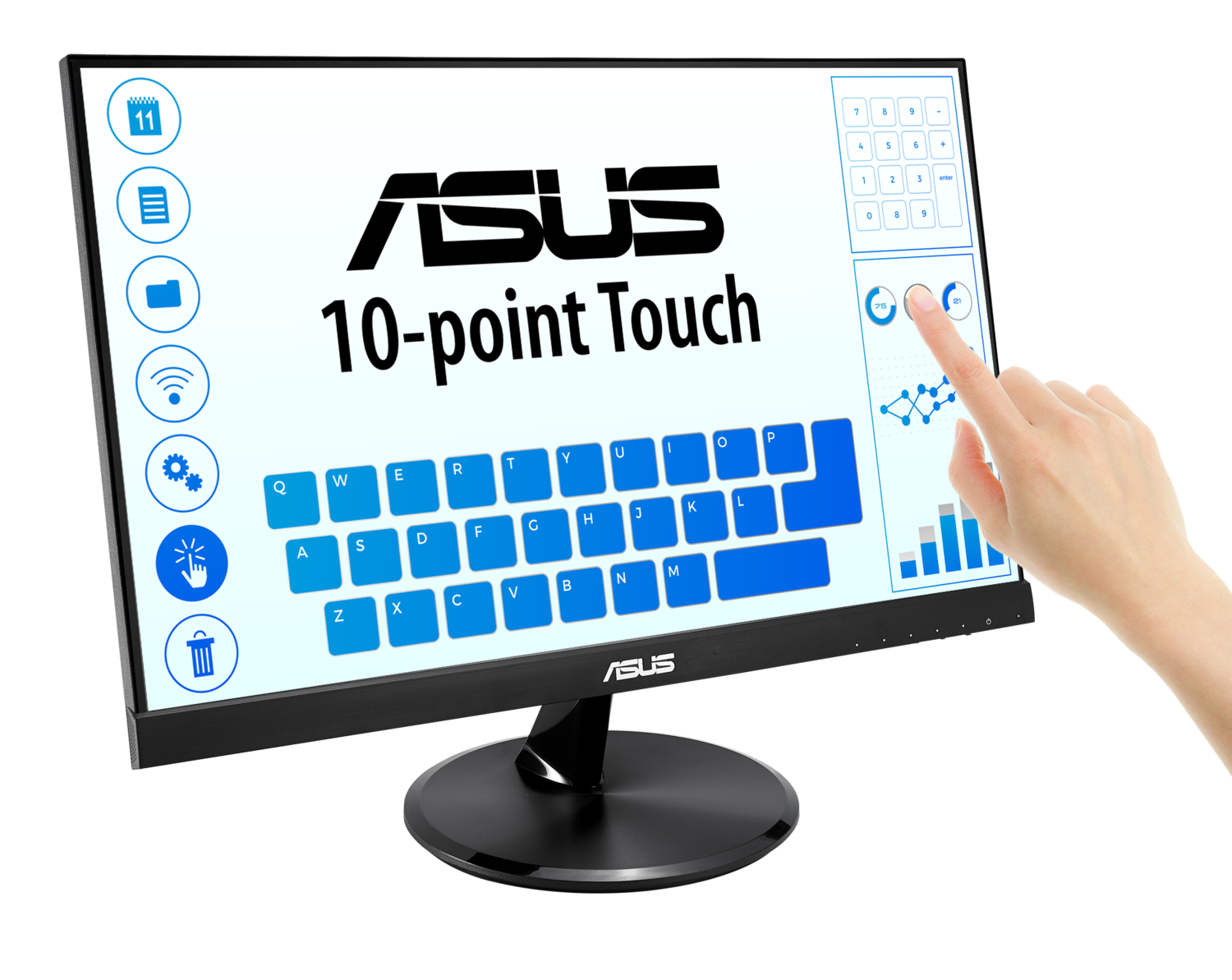 Монитор ASUS VT229H 21.5-inch черный (плохая упаковка)