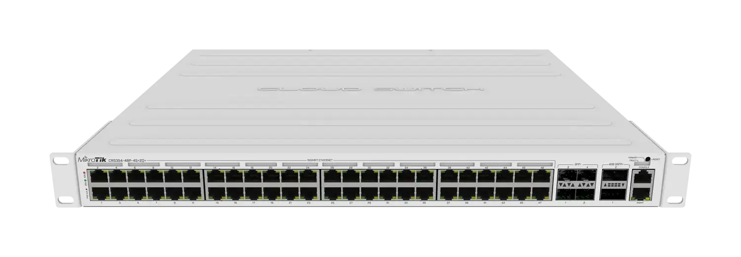 Коммутатор MikroTik CRS354-48P-4S+2Q+RM
