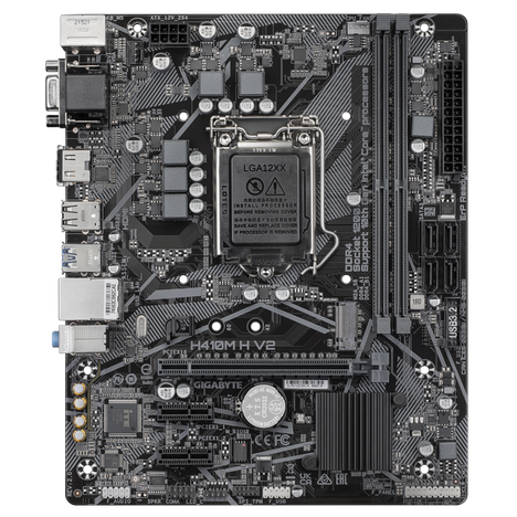 Материнская плата Gigabyte LGA1200 Intel Q470 H410M H V2 2.1