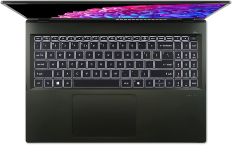 Ноутбук ACER Swift Edge 16 SFE16-44-R2RD AMD Ryzen 7 8840U (черный)