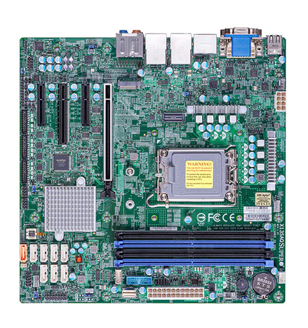 Материнская плата SUPERMICRO LGA-1700 (Socket V0) Intel Q670E X13SAQ