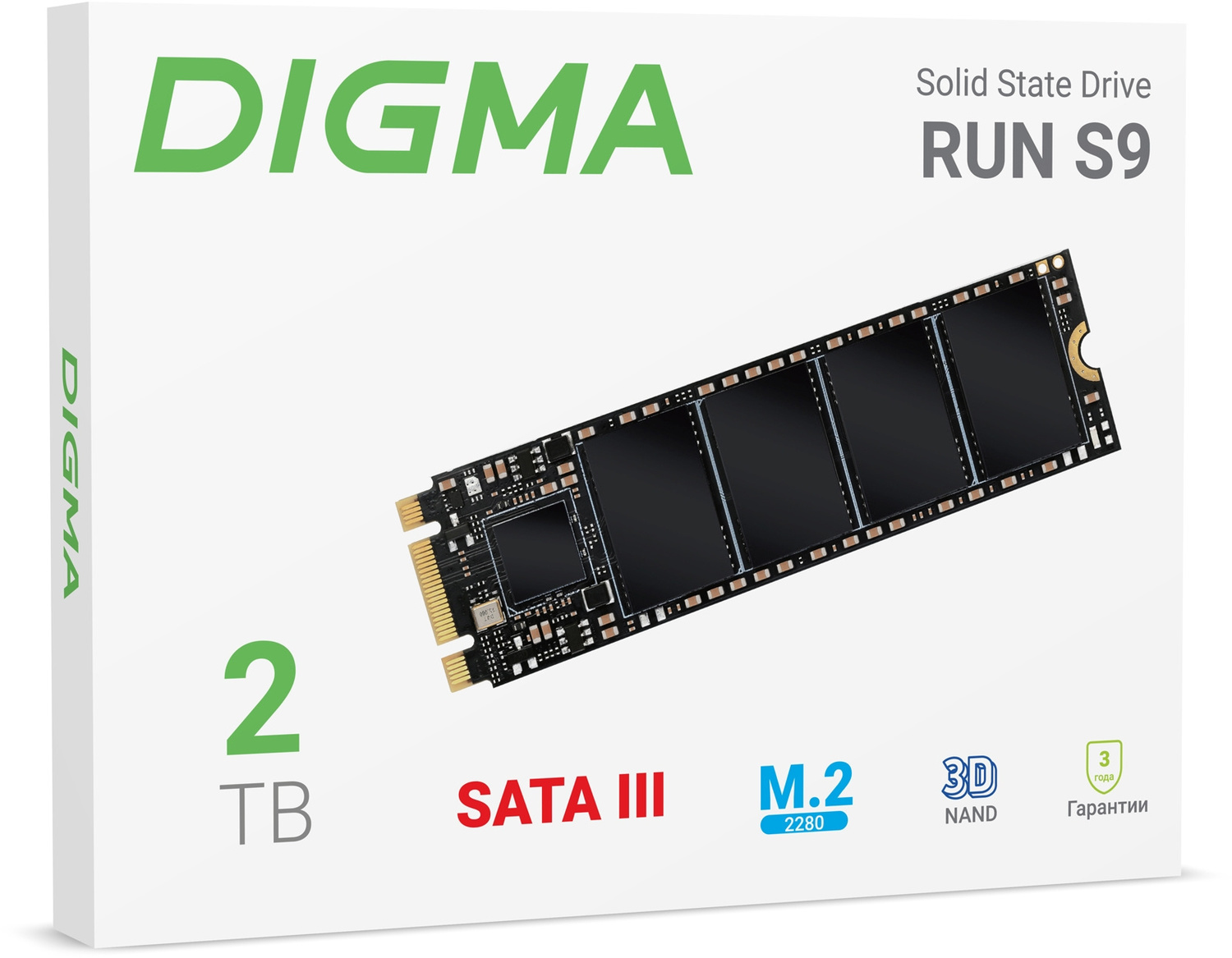 Внутренний твердотельный накопитель DIGMA Run S9 2TB