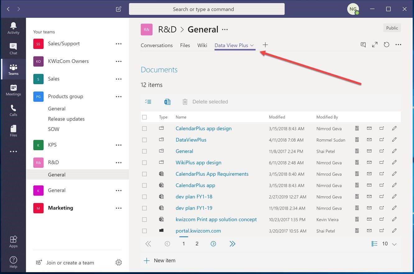 KWizCom List View Plus App (SPFx)