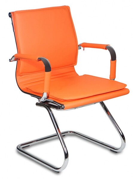 

Кресло Бюрократ CH-993-Low-V/orange низкая спинка оранжевый искусственная кожа