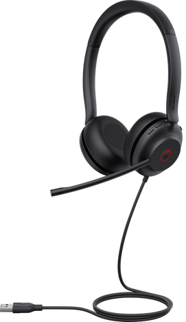 Гарнитура Yealink UH35 Dual UC, цвет черный