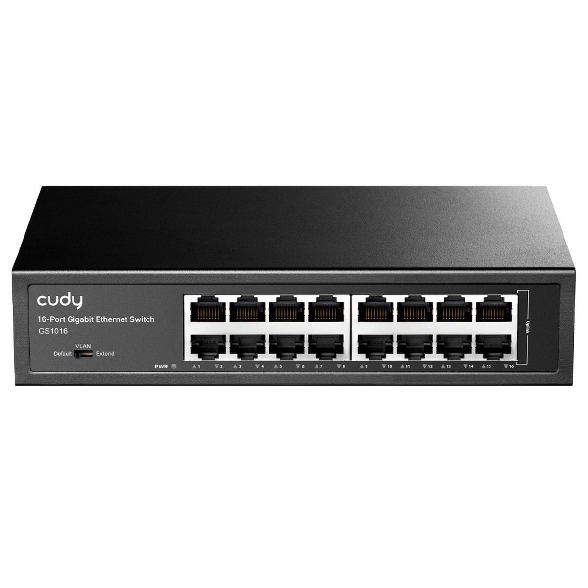 Коммутатор CUDY 16-Port Gigabit Metal Switch 16-Port Gigabit Switch, 16 Gigabit RJ45 Ports, IGMP Snooping, Loop Detection/Prevention, 802.1p/DSCP QoS, Switch/VLAN/Extend working mode DIP switch, Rack-mountable Steel Case, Power Saving, Plug & Play, Rack-Mount kits included