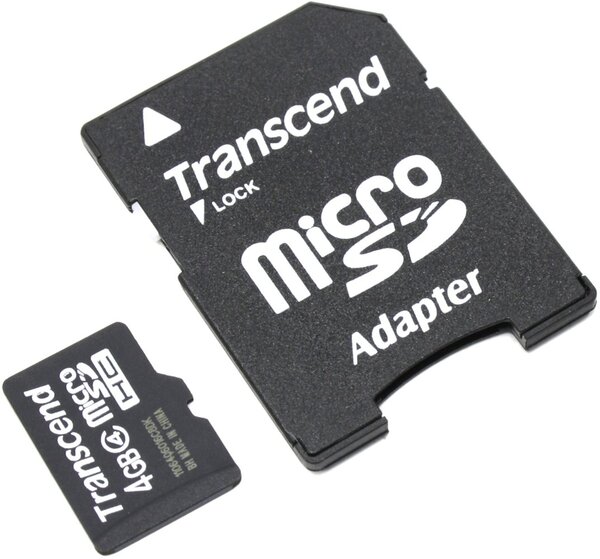

Карта памяти TRANSCEND MicroSDHC Class4