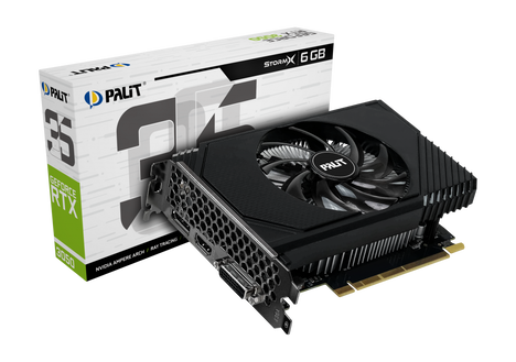 Видеокарта Palit GeForce RTX 3050 6 ΓБ Retail