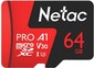 Карта памяти Netac MicroSDXC P500 Extreme PRO 64GB