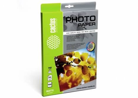 Бумага белый Cactus CS-MA4140100