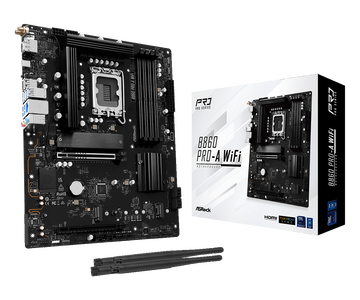 Материнская плата ASRock LGA 1851 Intel B860 B860 Pro-A WiFi
