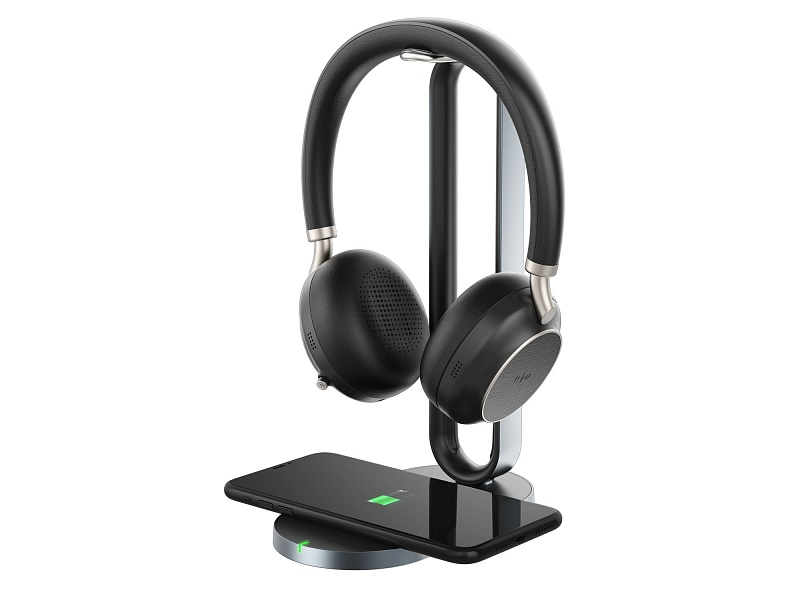 Bluetooth-гарнитура Yealink BH76 with Charging Stand UC Black, цвет черный