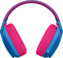Bluetooth-гарнитура Logitech G435, цвет голубой/розовый