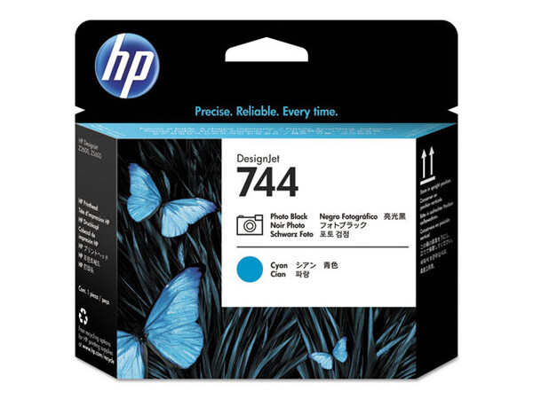 

Печатающая головка голубой, черный HP Inc. 744, F9J86A